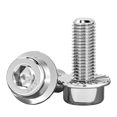 Hexagonal cylindrical head flange bolts Stainless steel (304/316) carbon steel alloy steel