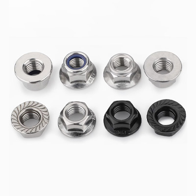 Hexagonal flange lock nut GB6187 Stainless steel (304/316) carbon steel alloy steel