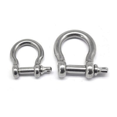 Bow shackle Lifting horseshoe shackle Stainless steel (304/316) carbon steel alloy steel