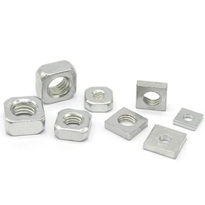 Square nut Galvanized non-slip nut Stainless steel (304/316) carbon steel alloy steel