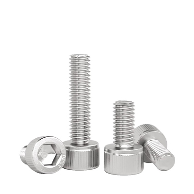 Hexagon cylindrical head screw knurled DIN912 stainless steel (304/316) carbon steel alloy steel