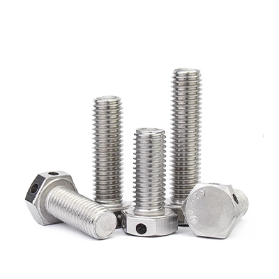 Hexagonal head bolt with hole GB32.1 Stainless steel (304/316) carbon steel alloy steel