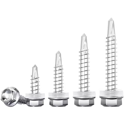 Outer hexagonal drilling screws DIN7504K stainless steel (304/316/410) carbon steel