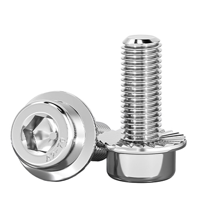 Hexagon flange screw DIN251 Stainless steel (304/316) carbon steel alloy steel