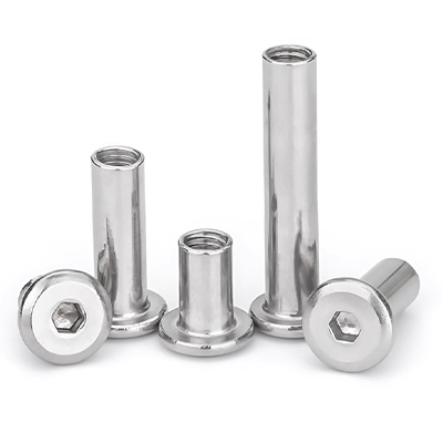 Cleat nut flat head inverted edge furniture to lock nut to knock hex nails