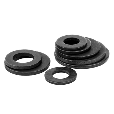 High strength gasket for steel structure GB1230 spring steel flat washer black flat washer