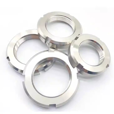 Round nut GB812 stainless steel (304/316) carbon steel alloy steel