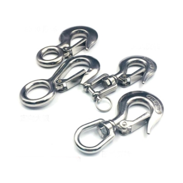 Gimbal cargo hook ring fork type directional hook thickening grab hook swivel cargo hook