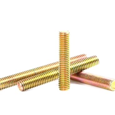 Plated yellow zinc screw full thread rod stainless steel (304/316) carbon steel alloy steel