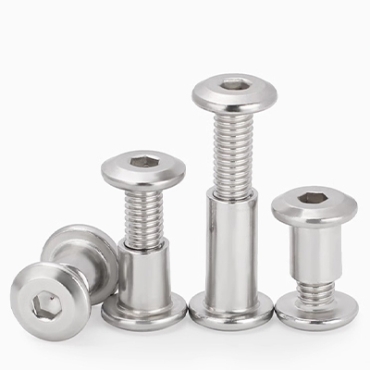 Lock nut cross chamfered furniture cleat nut furniture combination connecting nails