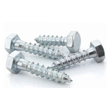 Hex wood tapping screw ANSI/ASME B18.2.1 DIN 571 Stainless steel (304/316) carbon steel alloy steel