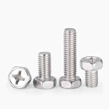 Cross outer hexagonal cavity set screws Stainless steel (304/316) carbon steel alloy steel