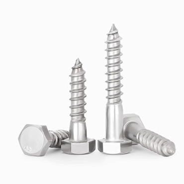 Hexagon full teeth wood screws DIN571 stainless steel (304/316) carbon steel alloy steel