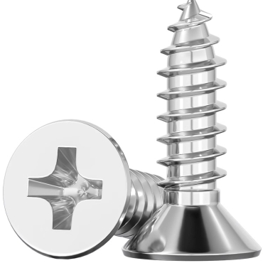 Cross countersunk head self-tapping nail GB846 stainless steel (304/316/410) carbon steel