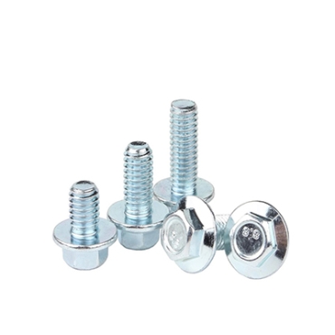 Large flange bolt GB5789 Dacromet hot-dip galvanized blue and white zinc 8.8 10.9 12.9 grade