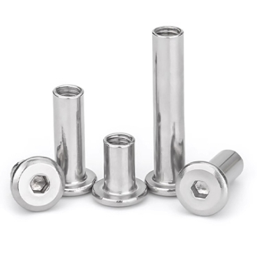 Cleat nut flat head inverted edge furniture to lock nut to knock hex nails