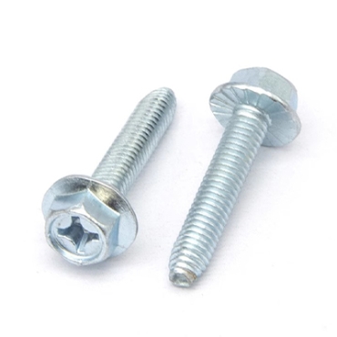 Hexagonal flange triangle teeth self-locking screw Stainless steel (304/316) carbon steel alloy steel