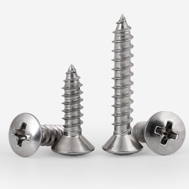 Cross semi-countersunk head self-tapping nail GB847 stainless steel (304/316/410) carbon steel