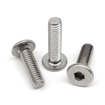 Hexagonal large flat head machine screws Stainless steel (304/316) carbon steel alloy steel