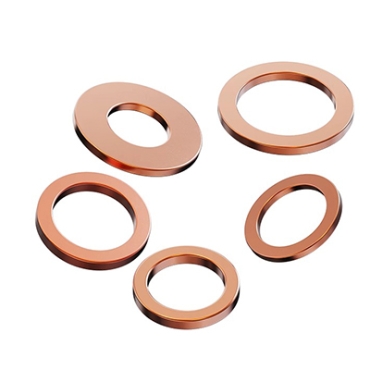 Copper gasket GB97 Annealed adjusting conductive gasket seals Washers for Marine watches