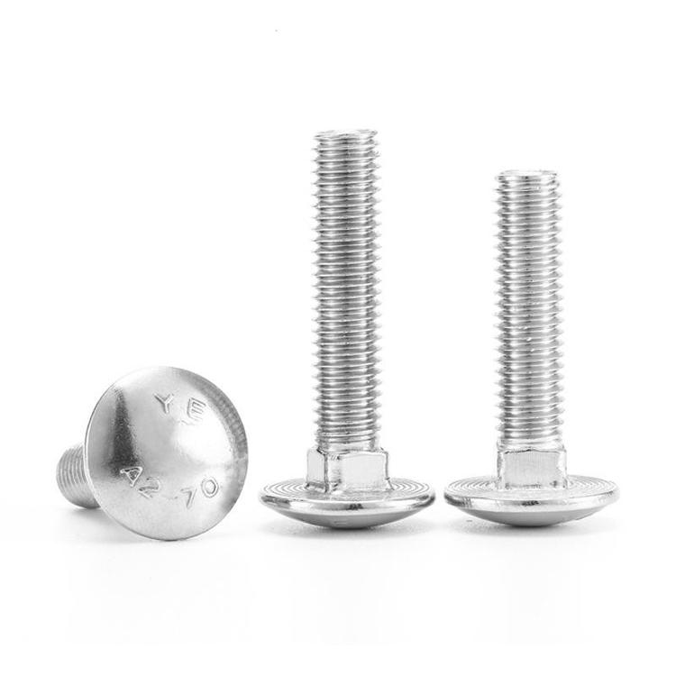 Galvanized carriage bolts